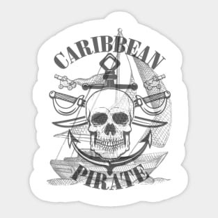 Caribbean pirates Sticker